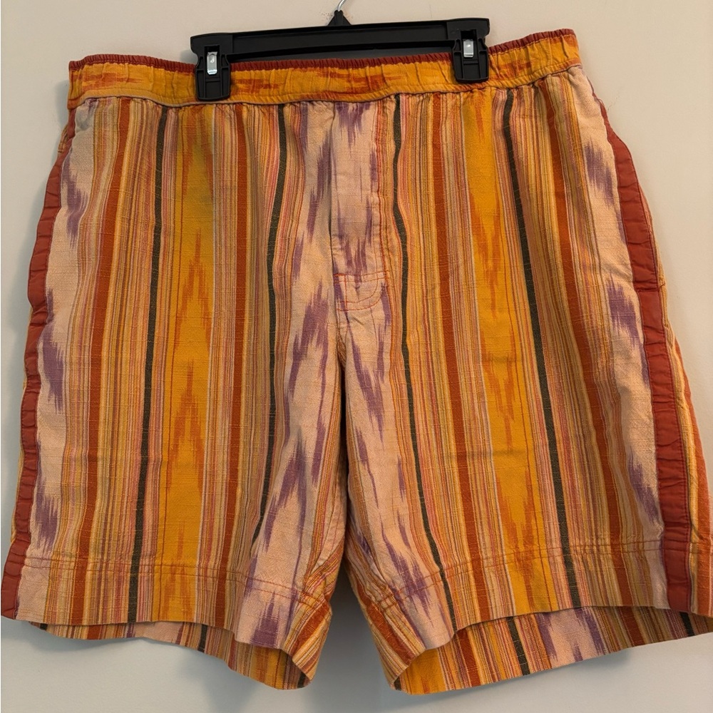 The Territory Ahead  -  Indie, Tangerine Shorts, Size L, Cotton & Orange Stripe